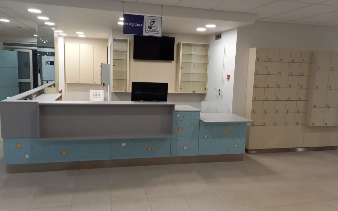 Interiérové vybavení Aquacentra Šternberk