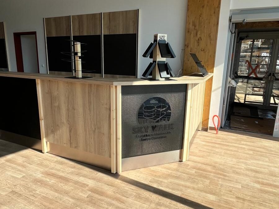 Zázemí rozhledny SkyWalk Poronin